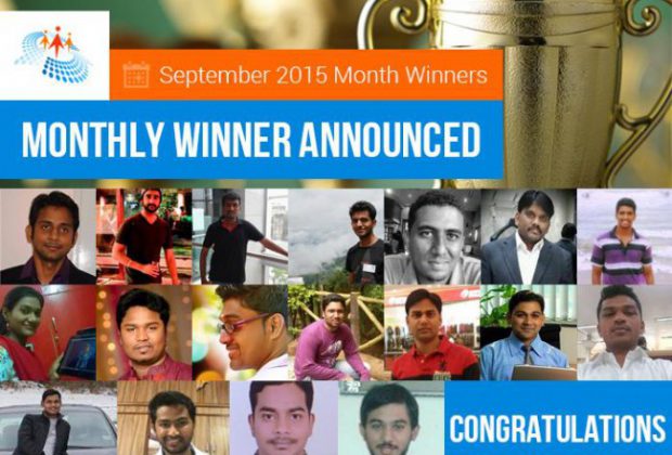 September 2015 Month Winner In C-SharpCorner