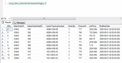 Stored Procedure With Common Table Expression Or CTE