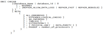 dbcc-checkdb